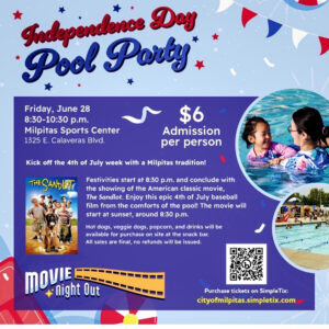 Milpitas Independence Day Pool Party